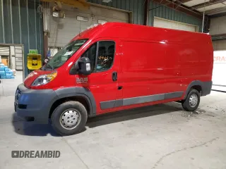 2017 Ram ProMaster Cargo with VIN 3C6TRVDG1HE545478, listed as a Copart auction lot 49460115 with 64,296 mi miles and Salvage Title. Bid and sale history available at carsss.com. Image 1.