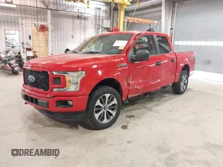 2019 Ford F-150 XL with VIN 1FTEW1EP8KFC25296, listed as a IAAI auction lot 41641341 with 68,091 mi miles. Bid and sale history available at carsss.com. Image 2.