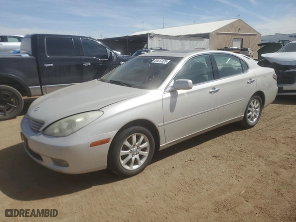 2004 Lexus ES 330 with VIN JTHBA30G245008824, listed as a Copart auction lot 54447425 with 166,849 mi miles and Clean Title. Bid and sale history available at carsss.com. Image 1.