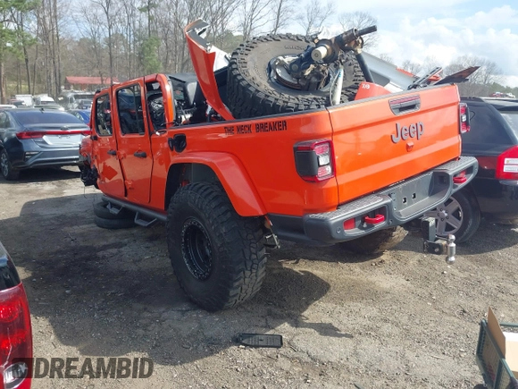 2020 Jeep Gladiator Rubicon с VIN 1C6JJTBG0LL164890, выставлен на аукционе IAAI как лот 41795545 с пробегом 77 860 миль миль и . История ставок и продаж доступна на DreamBid. Изображение 3.