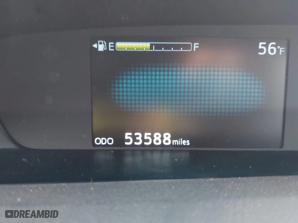 2022 Toyota Prius L Eco with VIN JTDKAMFU7N3154962, listed as a IAAI auction lot 40714455 with 53,588 mi miles. Bid and sale history available at carsss.com. Image 15.