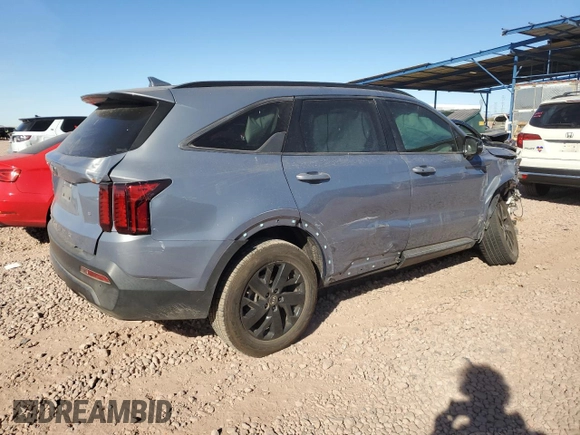 2021 Kia Sorento S with VIN 5XYRLDLC6MG054348, listed as a Copart auction lot 42397215 with 98,064 mi miles and Salvage Title. Bid and sale history available at DreamBid. Image 3.