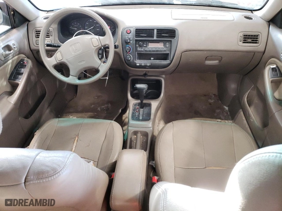 2000 Honda Civic LX with VIN 1HGEJ6672YL060576, listed as a Copart auction lot 45104535 with 130,942 mi miles and Salvage Title. Bid and sale history available at carsss.com. Image 8.