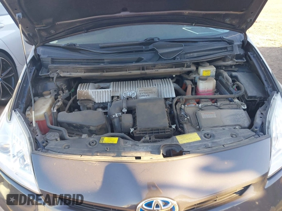 2013 Toyota Prius One with VIN JTDKN3DU4D1625364, listed as a IAAI auction lot 41350022 with 86,299 mi miles. Bid and sale history available at carsss.com. Image 10.