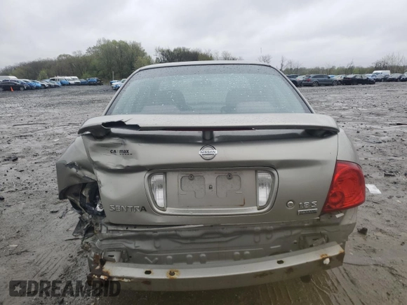 2006 Nissan Sentra S with VIN 3N1CB51D46L642824, listed as a Copart auction lot 50992655 with 157,462 mi miles and Salvage Title. Bid and sale history available at DreamBid. Image 6.