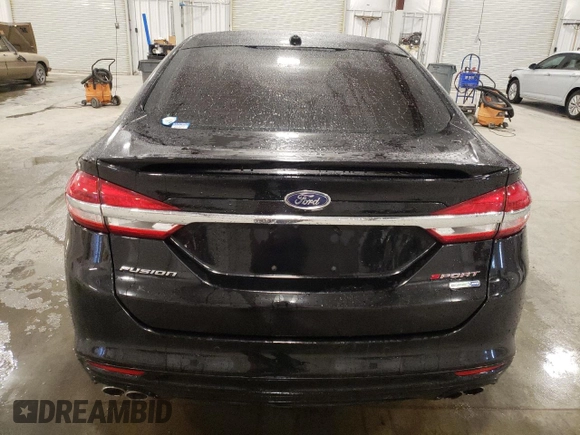 2017 Ford Fusion Sport with VIN 3FA6P0VP6HR176368, listed as a Copart auction lot 50507775 with 115,843 mi miles and Salvage Title. Bid and sale history available at carsss.com. Image 6.
