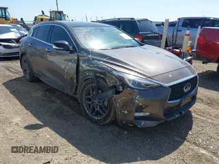 2017 Infiniti QX30 Sport with VIN SJKCH5CP3HA023156, listed as a IAAI auction lot 41870773 with 51,063 mi miles. Bid and sale history available at carsss.com. Image 1.