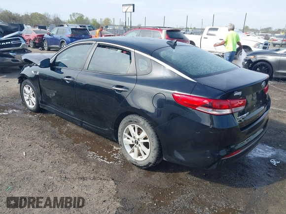 2016 Kia Optima LX with VIN 5XXGT4L35GG039310, listed as a IAAI auction lot 41910960 with 91,662 mi miles. Bid and sale history available at carsss.com. Image 3.