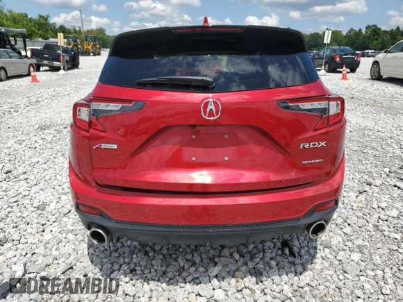 2021 Acura RDX w/A-Spec Package with VIN 5J8TC2H6XML046482, listed as a Copart auction lot 63656214 with 64,295 mi miles and Salvage Title. Bid and sale history available at carsss.com. Image 6.