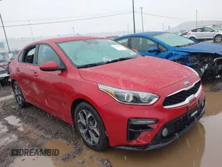 2021 Kia Forte FE with VIN 3KPF24AD8ME287596, listed as a IAAI auction lot 41125316 with 66,699 mi miles. Bid and sale history available at carsss.com. Image 1.