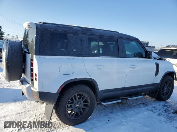 2024 Land Rover Defender S with VIN SALEJ7EX6R2347361, listed as a Copart auction lot 87747555 with 4,176 mi miles and Salvage title. Bid and sale history available at DreamBid. Image 3.
