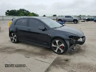 2015 Volkswagen Golf GTI SE with VIN 3VW5T7AU7FM032812, listed as a Copart auction lot 54594495 with 67,789 mi miles and Salvage Title. Bid and sale history available at carsss.com. Image 4.