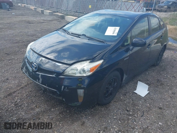 2013 Toyota Prius One with VIN JTDKN3DU7D5583510, listed as a IAAI auction lot 42200686 with 151,561 mi miles. Bid and sale history available at carsss.com. Image 17.