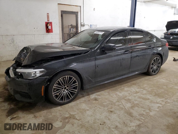 2020 BMW 5 Series 540i xDrive with VIN WBAJS3C07LWW68016, listed as a Copart auction lot 84332374 with Not provided miles and Salvage title. Bid and sale history available at DreamBid. Image 1.