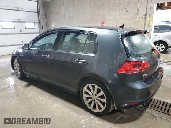 2015 Volkswagen Golf GTI Autobahn w/Performance Pkg with VIN 3VW447AU9FM087674, listed as a Copart auction lot 45460625 with 122,059 mi miles and Salvage Title. Bid and sale history available at carsss.com. Image 2.