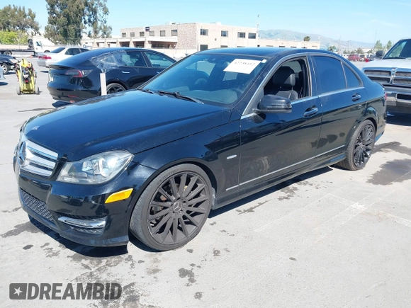 2012 Mercedes-Benz C 250 Sport with VIN WDDGF4HBXCA655040, listed as a IAAI auction lot 42238412 with 151,928 mi miles and . Bid and sale history available at DreamBid. Image 2.