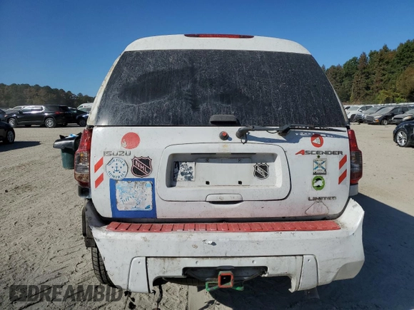 2004 Isuzu Ascender with VIN 4NUET16P446702059, listed as a Copart auction lot 75397314 with Not provided miles and Salvage title. Bid and sale history available at DreamBid. Image 6.