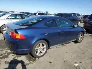 2002 Acura RSX Manual with VIN JH4DC53812C004405, listed as a Copart auction lot 43590925 with 213,231 mi miles and Salvage title. Bid and sale history available at DreamBid. Image 3.