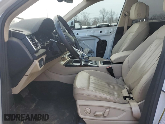 2021 Audi Q5 Premium with VIN WA1AAAFY0M2032763, listed as a Copart auction lot 50742395 with 50,511 mi miles and Salvage Title. Bid and sale history available at carsss.com. Image 7.