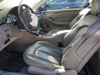 2006 Mercedes-Benz CLK-Class 5.0L with VIN WDBTK75G66T057685, listed as a Copart auction lot 43853295 with 0 mi miles and Clean Title. Bid and sale history available at carsss.com. Image 7.