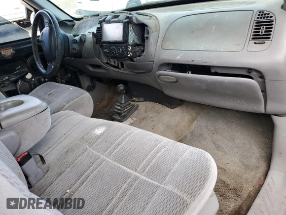 1998 Ford F-150 with VIN 1FTZF18W6WNA50479, listed as a Copart auction lot 42035055 with 125,861 mi miles and Salvage title. Bid and sale history available at DreamBid. Image 8.