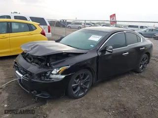2014 Nissan Maxima 3.5 SV w/Premium Pkg with VIN 1N4AA5APXEC905688, listed as a IAAI auction lot 41885050 with 174,254 mi miles. Bid and sale history available at carsss.com. Image 2.