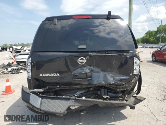 2014 Nissan Armada SV z VIN 5N1AA0NDXEN605615, wystawiony jako Copart lot #54844165 z przebiegiem 123 018 mil mil oraz Czysty tytuł • Clean title. Historia ofert i sprzedaży dostępna na DreamBid. Obrazek 6.