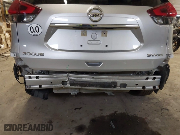 2019 Nissan Rogue SV with VIN KNMAT2MV3KP525593, listed as a IAAI auction lot 42044497 with 122,176 mi miles. Bid and sale history available at carsss.com. Image 18.