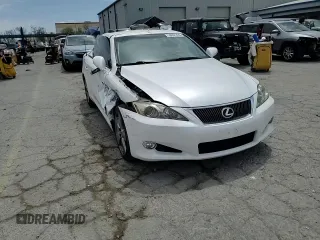 2010 Lexus IS 250 C with VIN JTHFF2C23A2508307, listed as a Copart auction lot 58031435 with 75,331 mi miles and Salvage title. Bid and sale history available at DreamBid. Image 13.