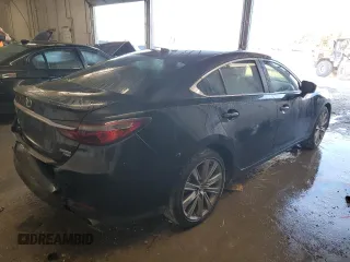 2021 Mazda 6 Carbon Edition with VIN JM1GL1WY9M1605756, listed as a Copart auction lot 46778355 with 60,063 mi miles and Salvage Title. Bid and sale history available at DreamBid. Image 3.