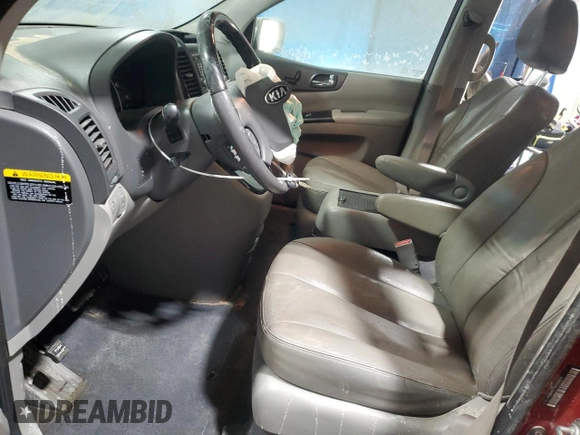 2014 Kia Sedona EX with VIN KNDMH4C73E6558679, listed as a Copart auction lot 89260495 with 125,475 mi miles and Salvage Title. Bid and sale history available at carsss.com. Image 7.