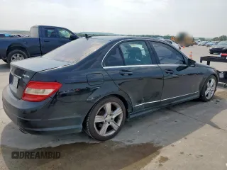 2011 Mercedes-Benz C 300 Sport with VIN WDDGF8BB6BR142707, listed as a Copart auction lot 57163135 with 165,417 mi miles and Clean title. Bid and sale history available at DreamBid. Image 3.