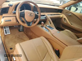 2021 Lexus LC 500h с VIN JTHKPAAY6MA101556, выставлен на аукционе Copart как лот 78152524 с пробегом 12 988 миль миль и Списание • Salvage title. История ставок и продаж доступна на DreamBid. Изображение 8.
