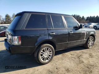 2011 Land Rover Range Rover HSE with VIN SALME1D40BA358243, listed as a Copart auction lot 46345975 with 185,095 mi miles and Salvage title. Bid and sale history available at DreamBid. Image 3.