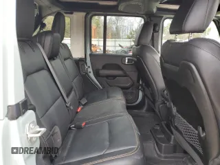 2024 Jeep Wrangler Sahara with VIN 1C4PJXENXRW153777, listed as a Copart auction lot 46066605 with 16,707 mi miles and Salvage Title. Bid and sale history available at DreamBid. Image 10.