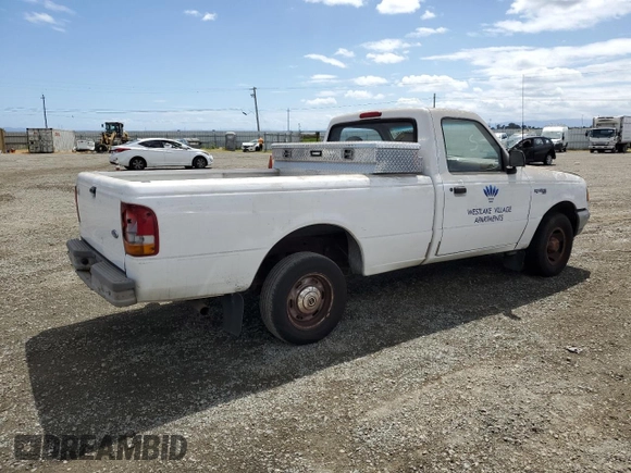 1996 Ford Ranger XLT with VIN 1FTCR10X1TUC90736, listed as a Copart auction lot 56605575 with 94,262 mi miles and Clean title. Bid and sale history available at DreamBid. Image 3.
