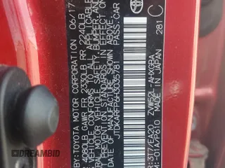2017 Toyota Prius Plus z VIN JTDKARFP6H3035781, wystawiony jako Copart lot #57236025 z przebiegiem 84 073 mil mil oraz Szkoda całkowita • Salvage title. Historia ofert i sprzedaży dostępna na DreamBid. Obrazek 12.