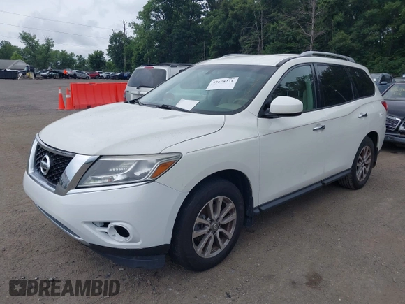 2015 Nissan Pathfinder SL with VIN 5N1AR2MM5FC705429, listed as a IAAI auction lot 42678231 with 162,526 mi miles and . Bid and sale history available at DreamBid. Image 17.