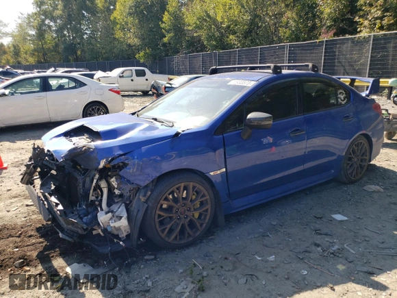 2018 Subaru WRX STI with VIN JF1VA2N65J9822968, listed as a Copart auction lot 70933573 with 102,522 mi miles. Bid and sale history available at carsss.com. Image 1.