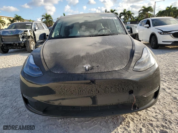 2022 Tesla Model Y Long Range with VIN 7SAYGAEE3NF547459, listed as a Copart auction lot 44342435 with 23,723 mi miles and Non Repairable. Bid and sale history available at carsss.com. Image 5.