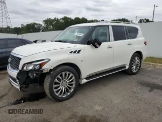 2016 Infiniti QX80 with VIN JN8AZ2NCXG9401865, listed as a Copart auction lot 70574004 with 111,335 mi miles and Salvage Title. Bid and sale history available at DreamBid. Image 1.