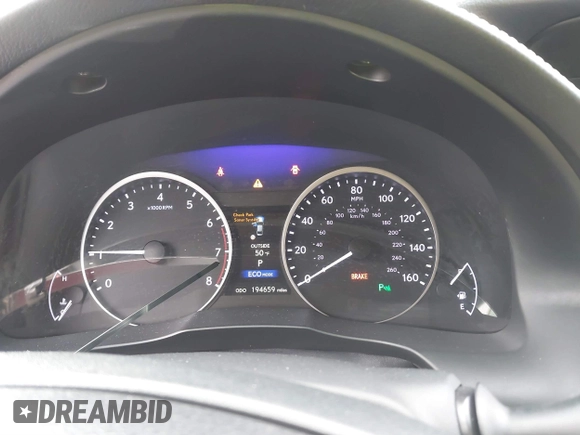 2013 Lexus ES 250 with VIN JTHBK1GGXD2011706, listed as a IAAI auction lot 41590125 with 194,659 mi miles and . Bid and sale history available at DreamBid. Image 7.
