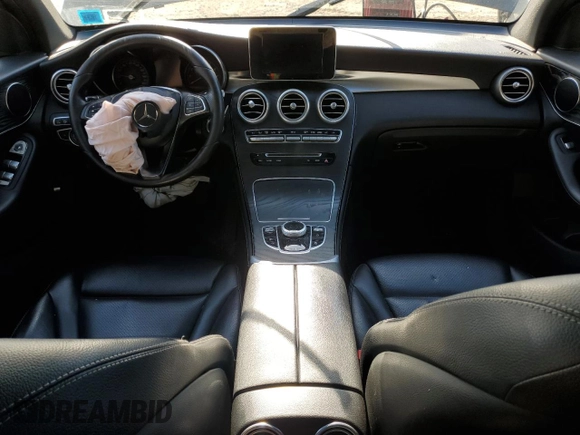 2018 Mercedes-Benz GLC with VIN WDC0G4JB1JV050312, listed as a Copart auction lot 53179245 with 0 mi miles and Salvage Title. Bid and sale history available at carsss.com. Image 8.