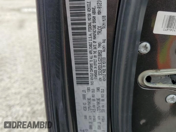 2018 Ram 2500 Big Horn with VIN 3C6UR5DL6JG218053, listed as a Copart auction lot 52291275 with 97,426 mi miles and Salvage title. Bid and sale history available at DreamBid. Image 15.