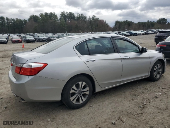 2014 Honda Accord Sedan LX with VIN 1HGCR2F31EA182973, listed as a Copart auction lot 52952255 with 172,081 mi miles and Clean Title. Bid and sale history available at carsss.com. Image 3.