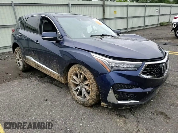 2021 Acura RDX Technology with VIN 5J8TC2H55ML015938, listed as a Copart auction lot 61309105 with Not provided miles and Salvage title. Bid and sale history available at DreamBid. Image 14.