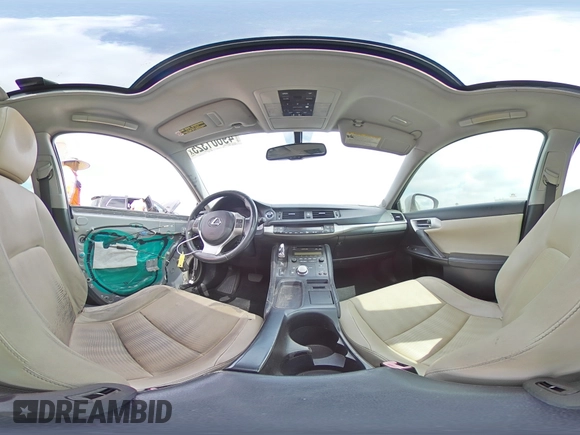 2011 Lexus CT 200h with VIN JTHKD5BH4B2041752, listed as a Copart auction lot 49601325 with 169,248 mi miles and Salvage Title. Bid and sale history available at DreamBid. Image 16.