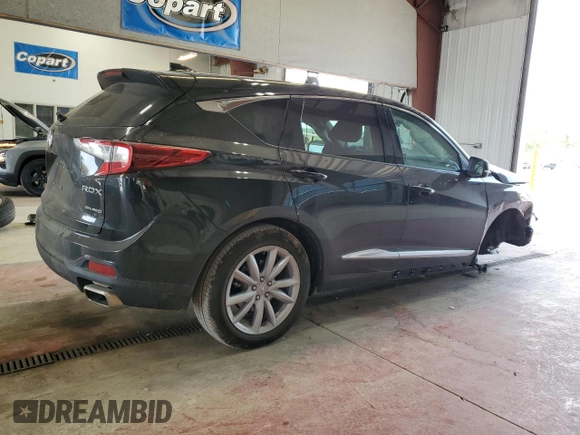 2024 Acura RDX with VIN 5J8TC2H34RL041016, listed as a Copart auction lot 59550805 with 8,535 mi miles and Salvage title. Bid and sale history available at DreamBid. Image 3.