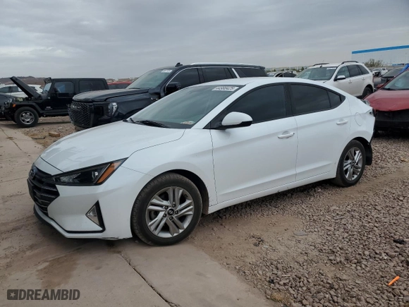 2020 Hyundai Elantra SEL with VIN 5NPD84LF7LH542947, listed as a Copart auction lot 44988425 with 114,064 mi miles and Salvage Title. Bid and sale history available at carsss.com. Image 1.