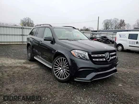 2017 Mercedes-Benz GLS with VIN 4JGDF7FE5HA918226, listed as a Copart auction lot 84388874 with 56,633 mi miles and Salvage Title. Bid and sale history available at carsss.com. Image 12.
